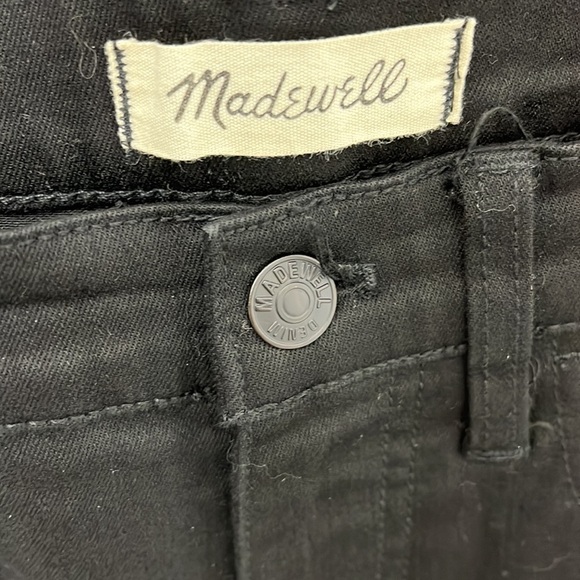 Madewell 9" Mid-Rise Skinny Jeans: Velvet Tuxedo Stripe Edition Size 27 - Picture 5 of 8